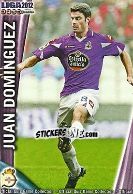 Cromo Juan Domínguez - Campeonato Nacional De Liga 2011-2012 - Mundicromo