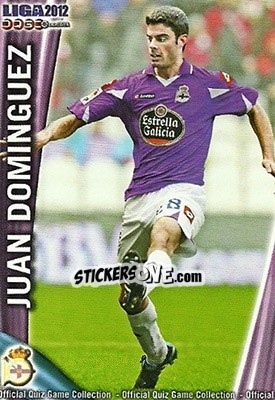 Sticker Juan Domínguez - Campeonato Nacional De Liga 2011-2012 n. 726 - Mundicromo