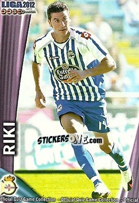 Sticker Riki - Campeonato Nacional De Liga 2011-2012 - Mundicromo