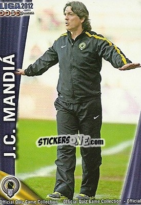 Sticker J-C- Mandiá - Campeonato Nacional De Liga 2011-2012 - Mundicromo