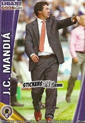 Sticker J-C- Mandiá - Campeonato Nacional De Liga 2011-2012 - Mundicromo