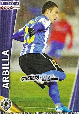 Cromo Arbilla - Campeonato Nacional De Liga 2011-2012 - Mundicromo