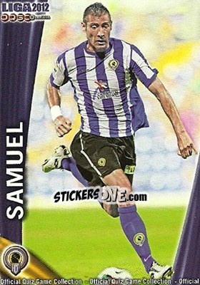 Figurina Samuel - Campeonato Nacional De Liga 2011-2012 - Mundicromo