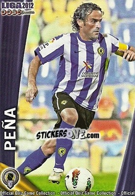 Sticker Peña - Campeonato Nacional De Liga 2011-2012 n. 741 - Mundicromo