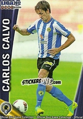 Sticker Carlos Calvo - Campeonato Nacional De Liga 2011-2012 n. 747 - Mundicromo