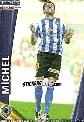 Figurina Michel - Campeonato Nacional De Liga 2011-2012 - Mundicromo