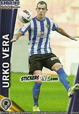 Sticker Urko Vera - Campeonato Nacional De Liga 2011-2012 - Mundicromo