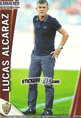 Sticker Lucas Alcaráz - Campeonato Nacional De Liga 2011-2012 - Mundicromo