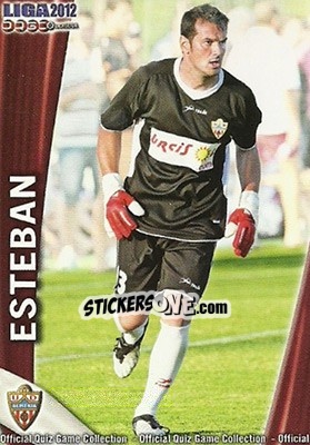 Sticker Esteban - Campeonato Nacional De Liga 2011-2012 - Mundicromo