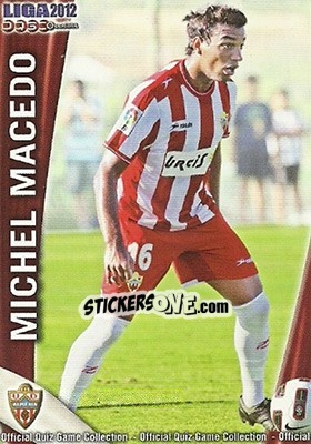 Sticker Michel Macedo - Campeonato Nacional De Liga 2011-2012 - Mundicromo