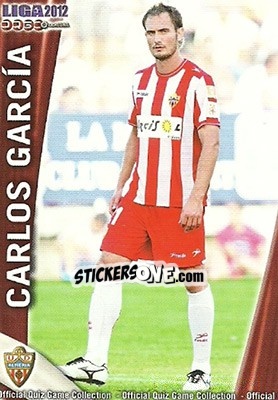 Cromo Carlos García - Campeonato Nacional De Liga 2011-2012 - Mundicromo