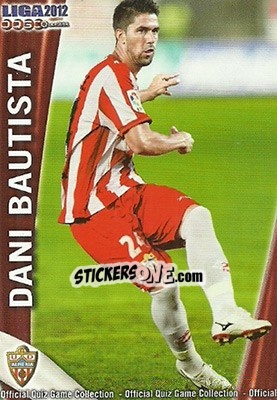 Sticker Dani Bautista - Campeonato Nacional De Liga 2011-2012 - Mundicromo