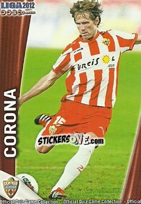 Cromo Corona - Campeonato Nacional De Liga 2011-2012 - Mundicromo