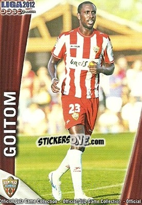 Sticker Goitom - Campeonato Nacional De Liga 2011-2012 - Mundicromo