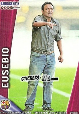 Sticker Eusebio - Campeonato Nacional De Liga 2011-2012 - Mundicromo