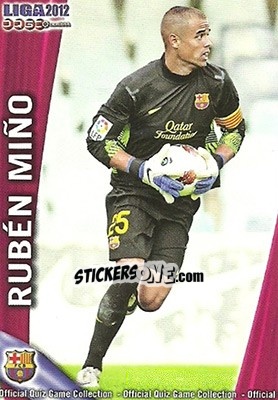 Figurina Rubén Miño - Campeonato Nacional De Liga 2011-2012 - Mundicromo