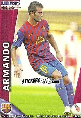 Sticker Armando - Campeonato Nacional De Liga 2011-2012 - Mundicromo