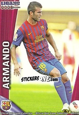 Sticker Armando - Campeonato Nacional De Liga 2011-2012 n. 779 - Mundicromo