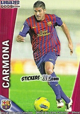 Sticker Carmona - Campeonato Nacional De Liga 2011-2012 - Mundicromo