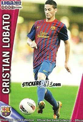 Sticker Lobato - Campeonato Nacional De Liga 2011-2012 - Mundicromo