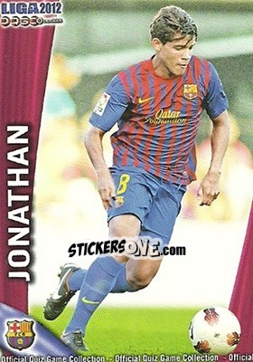 Sticker Jonathan - Campeonato Nacional De Liga 2011-2012 n. 789 - Mundicromo