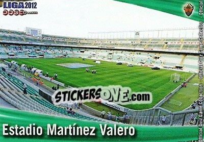 Figurina Martínez Valero - Campeonato Nacional De Liga 2011-2012 - Mundicromo