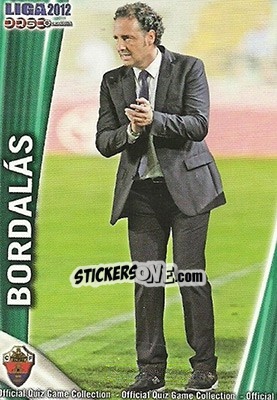Sticker José Bordalás - Campeonato Nacional De Liga 2011-2012 - Mundicromo