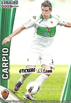 Sticker Carpio - Campeonato Nacional De Liga 2011-2012 - Mundicromo