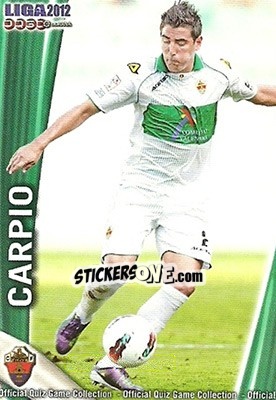 Cromo Carpio - Campeonato Nacional De Liga 2011-2012 - Mundicromo