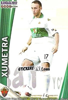 Sticker Xumetra - Campeonato Nacional De Liga 2011-2012 - Mundicromo