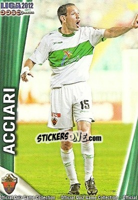 Sticker Acciari - Campeonato Nacional De Liga 2011-2012 - Mundicromo