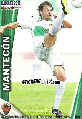 Figurina Mantecón - Campeonato Nacional De Liga 2011-2012 - Mundicromo