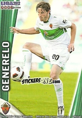Sticker Generelo - Campeonato Nacional De Liga 2011-2012 - Mundicromo