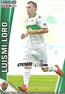Sticker Luismi Loro - Campeonato Nacional De Liga 2011-2012 n. 808 - Mundicromo