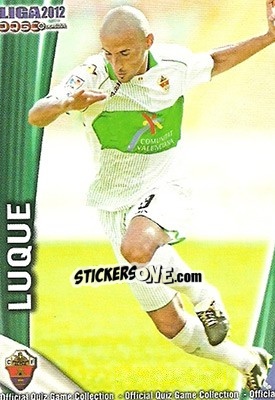 Figurina Luque - Campeonato Nacional De Liga 2011-2012 - Mundicromo
