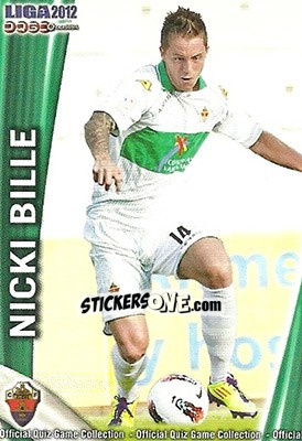 Sticker Nicki Bille - Campeonato Nacional De Liga 2011-2012 - Mundicromo