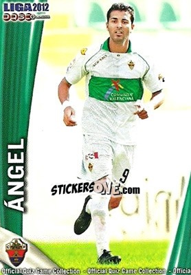 Figurina Ángel - Campeonato Nacional De Liga 2011-2012 - Mundicromo