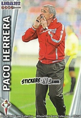 Sticker Paco Herrera - Campeonato Nacional De Liga 2011-2012 - Mundicromo