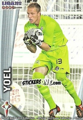 Cromo Yoel - Campeonato Nacional De Liga 2011-2012 - Mundicromo