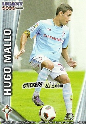 Sticker Hugo Mallo - Campeonato Nacional De Liga 2011-2012 n. 821 - Mundicromo