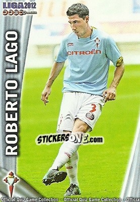 Sticker Roberto Lago - Campeonato Nacional De Liga 2011-2012 - Mundicromo