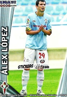 Sticker Alex López - Campeonato Nacional De Liga 2011-2012 n. 826 - Mundicromo