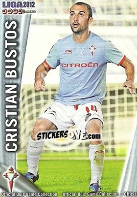 Sticker Bustos - Campeonato Nacional De Liga 2011-2012 n. 828 - Mundicromo