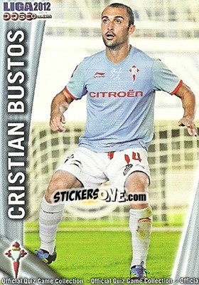 Sticker Bustos - Campeonato Nacional De Liga 2011-2012 - Mundicromo