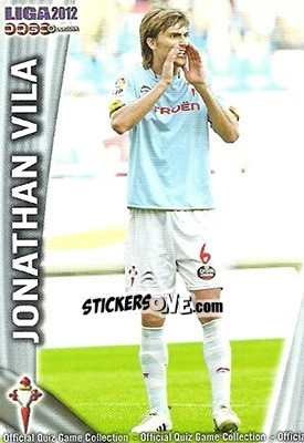 Sticker Jonathan Vila - Campeonato Nacional De Liga 2011-2012 n. 829 - Mundicromo