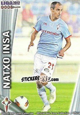 Sticker Natxo Insa - Campeonato Nacional De Liga 2011-2012 n. 830 - Mundicromo
