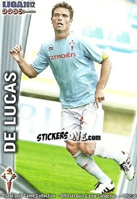 Sticker De Lucas - Campeonato Nacional De Liga 2011-2012 n. 831 - Mundicromo