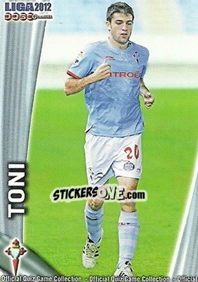 Sticker Toni - Campeonato Nacional De Liga 2011-2012 n. 833 - Mundicromo
