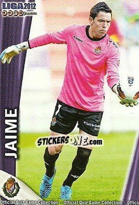 Sticker Jaime - Campeonato Nacional De Liga 2011-2012 - Mundicromo