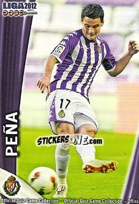 Sticker Peña - Campeonato Nacional De Liga 2011-2012 - Mundicromo